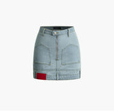 DENIM MINI SKIRT