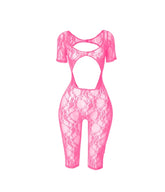 Short Sleeve cut-out Lace romper