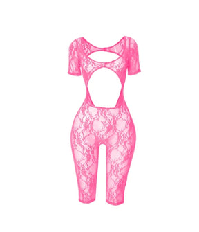 Short Sleeve cut-out Lace romper