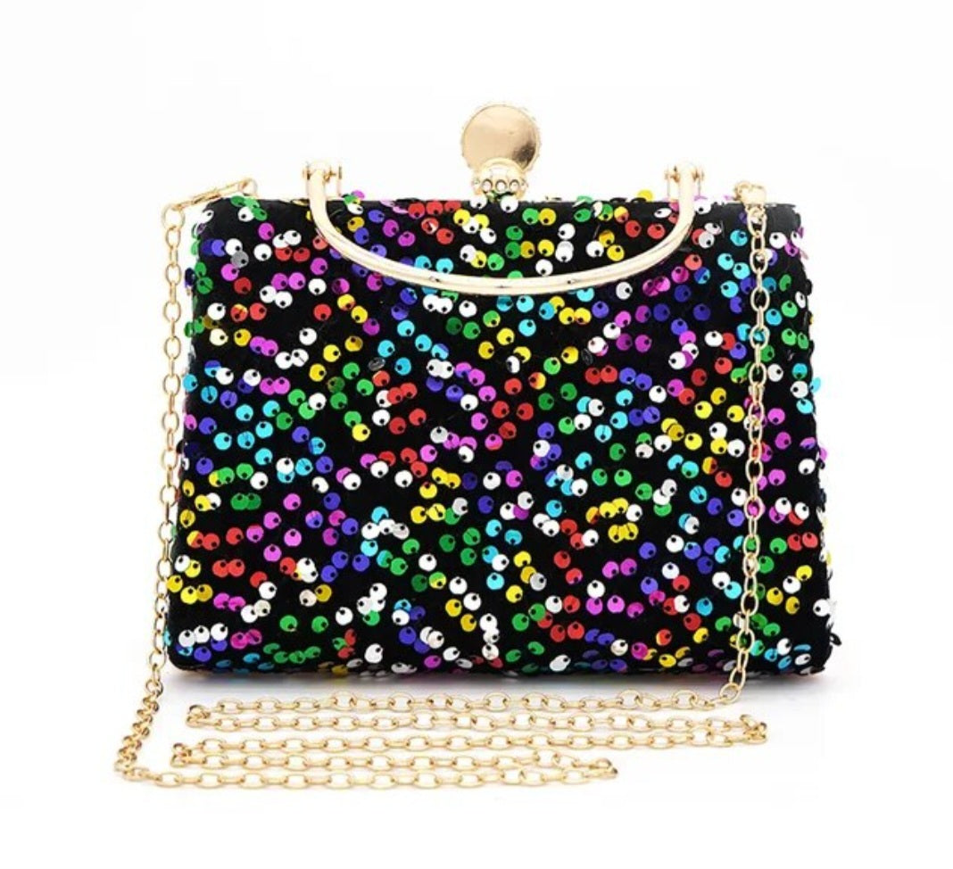 Swade Sequins Cluth bag