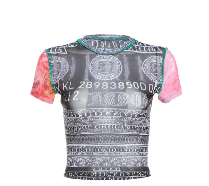 Money Bae crop top